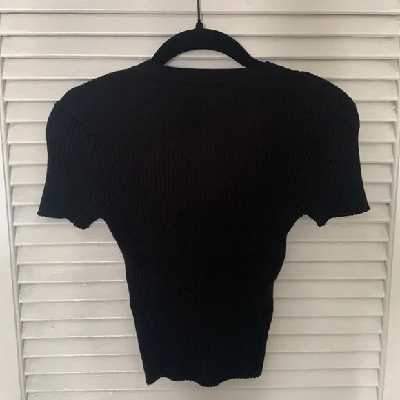 corduroy black top - Picture 3 of 3